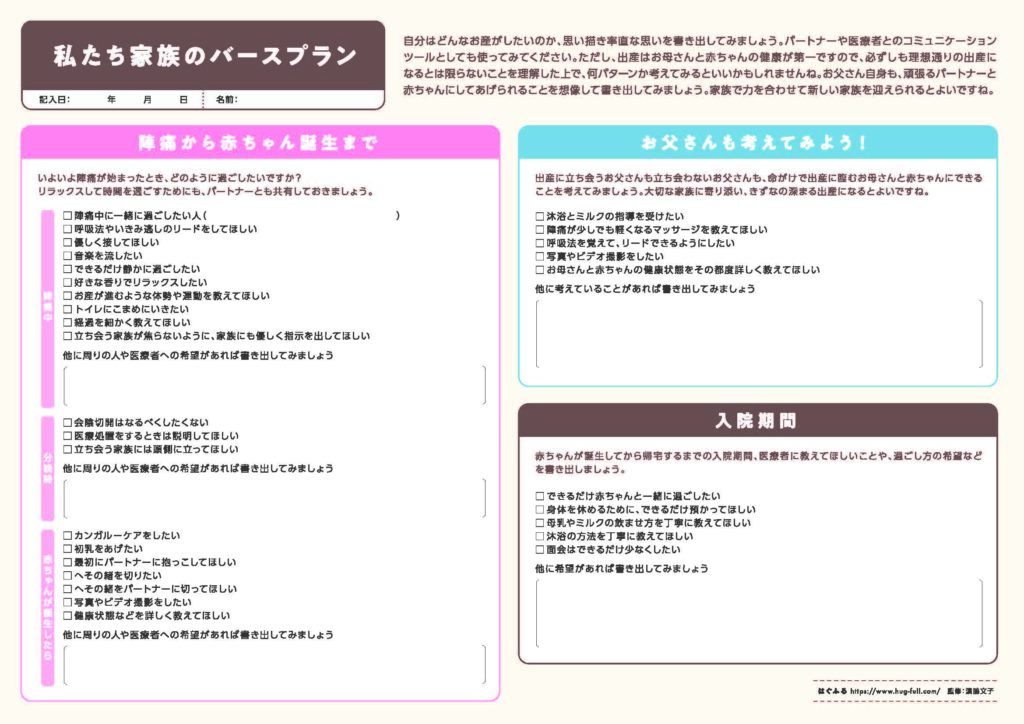 妊娠がわかったら チェックシートを活用して 病院選び と 夫婦のこれから を話し合おう 助産師監修 はぐふる